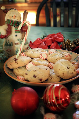 Peppermint ChocoChip Cookies 2