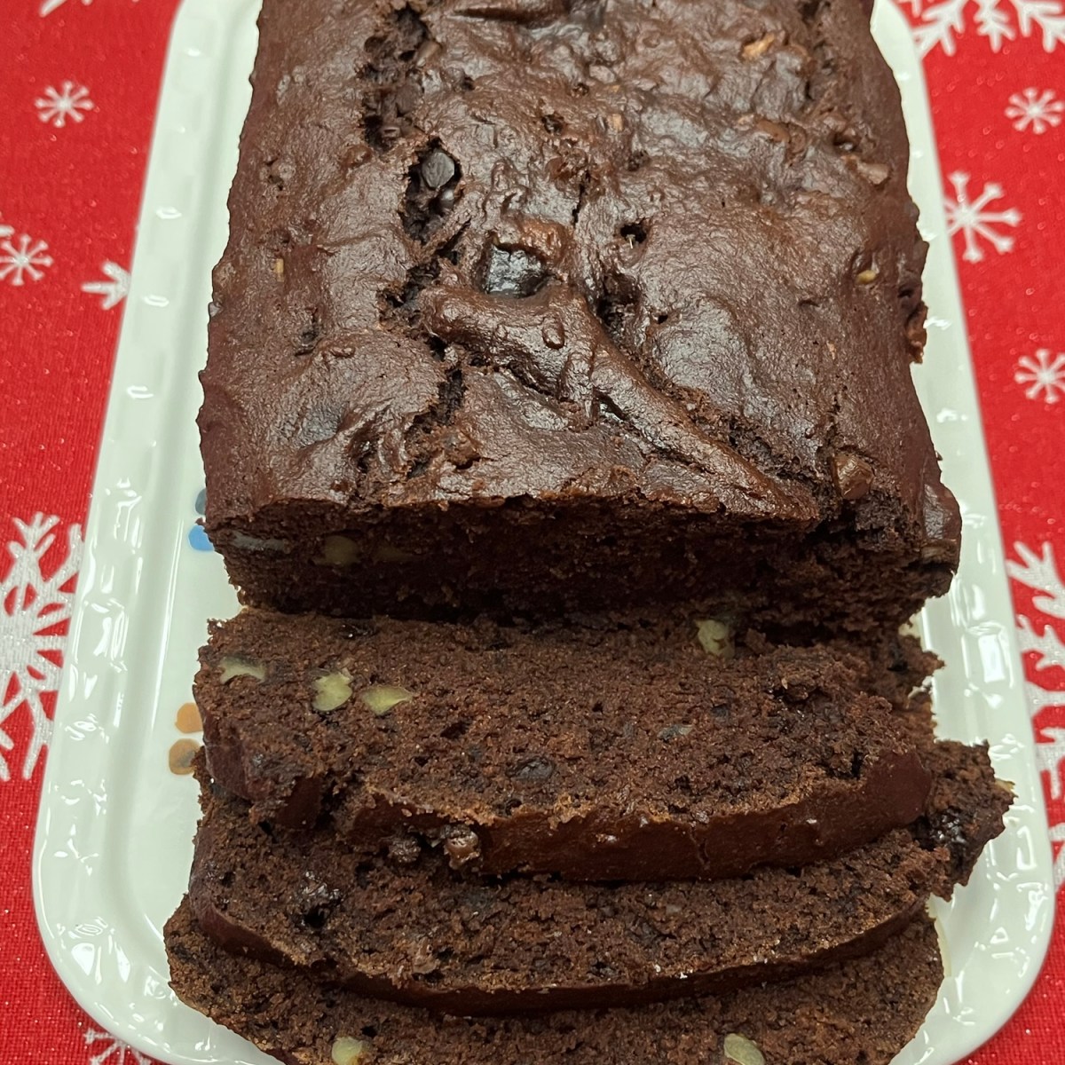 Eggless Chocolate Banana Bread (Vegan)